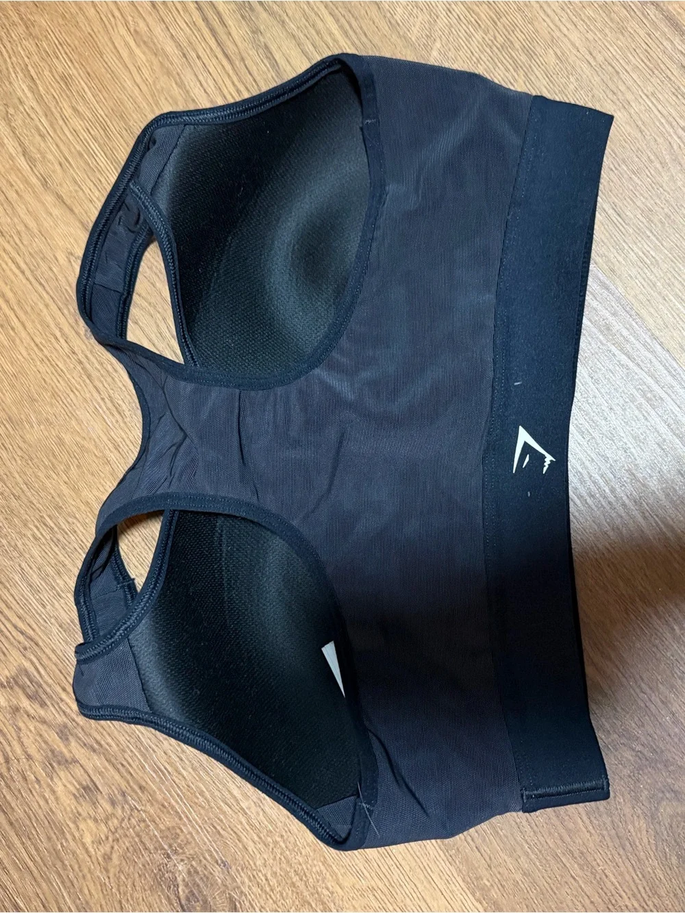Gymshark Black Racerback Sports Bra - Comfort Support